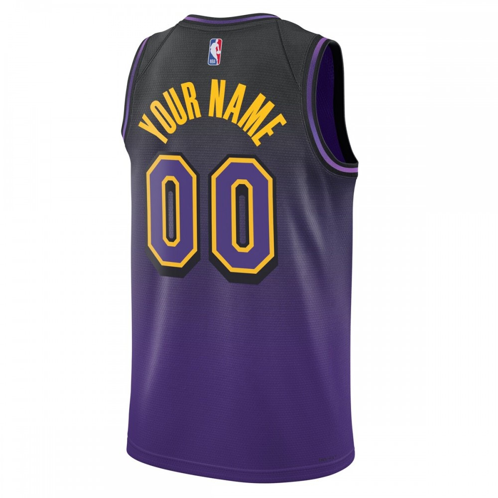 Los Angeles Lakers Unisex 2024/25 Custom Swingman Jersey - City Edition - Purple-Pro Kit Vault | Brand New 26/27 Sports Jerseys